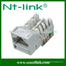 Red modular jack rj45 CAT6